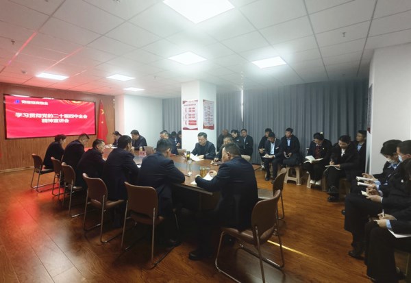 菏建恒良物业公司党支部举行学习贯彻党的二十届四中全会精神宣讲报告会